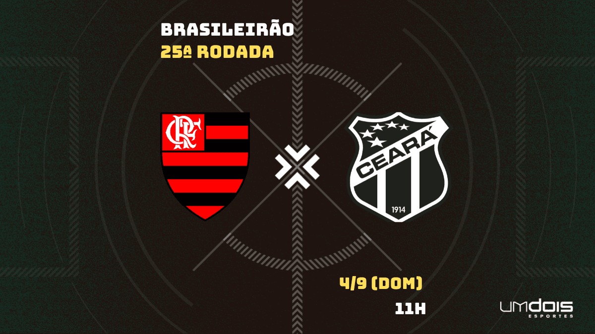 Flamengo x Ceará: onde assistir ao vivo, horário, escalações e arbitragem