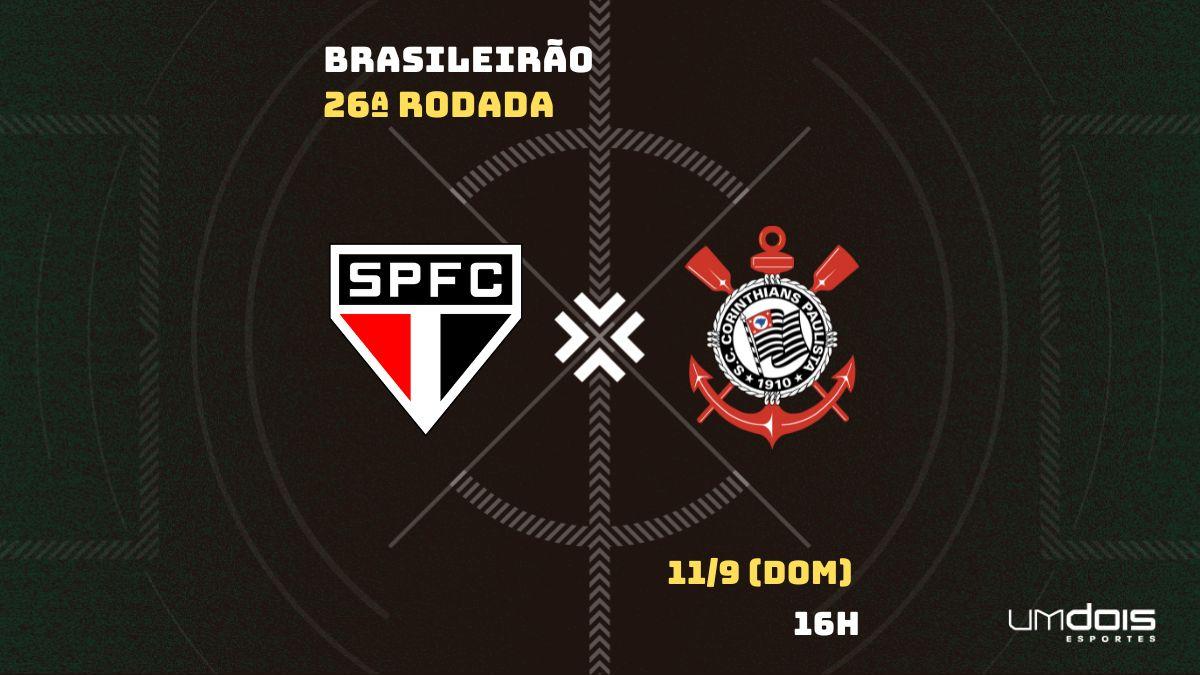 São Paulo x Corinthians: veja onde assistir ao vivo, horário, escalações e arbitragem