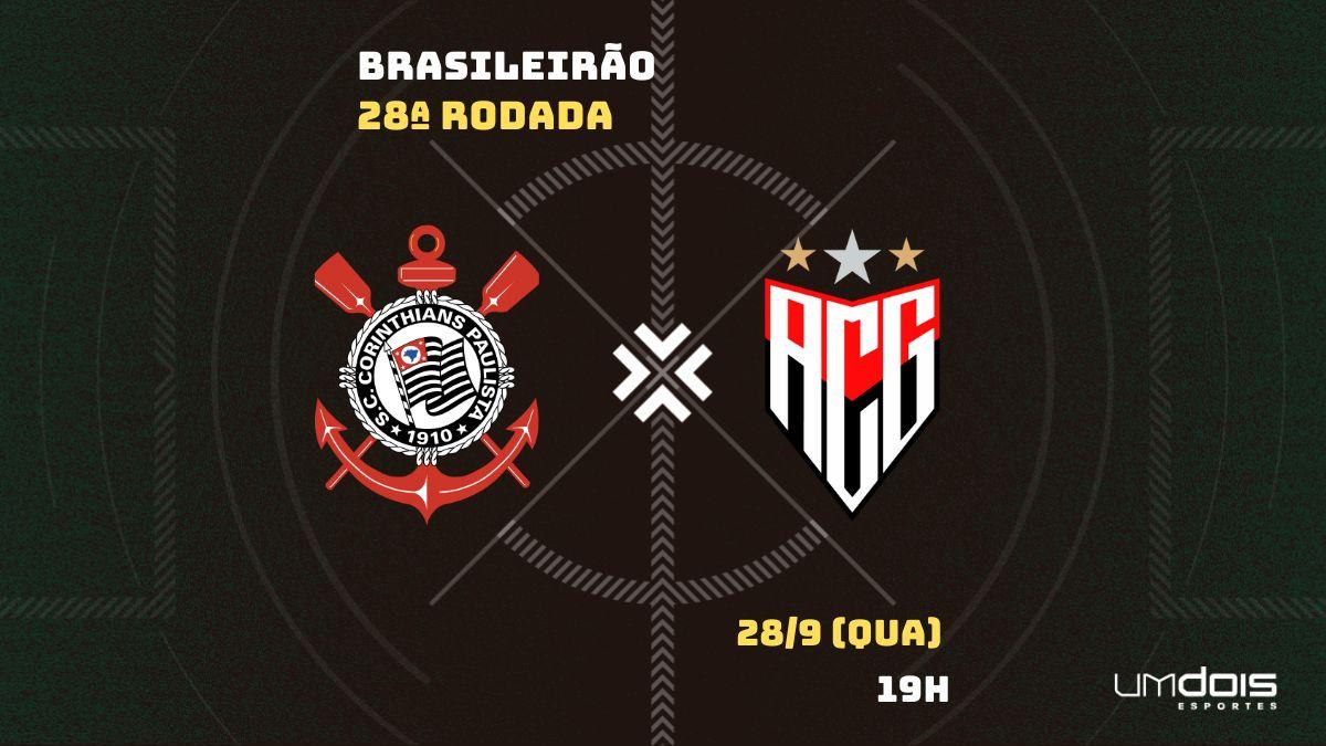 Corinthians x Atlético-GO: veja onde assistir ao vivo, horário, escalações e arbitragem