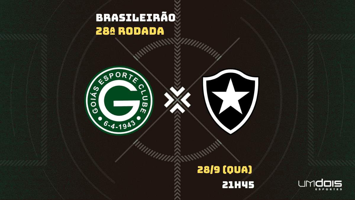 Goiás x Botafogo: veja onde assistir ao vivo, horário, escalações e arbitragem