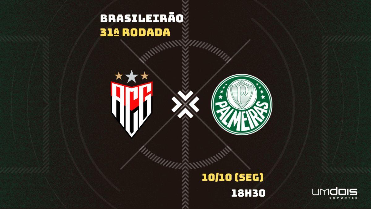 Atlético-GO x Palmeiras: onde assistir ao vivo, horário, escalações e arbitragem