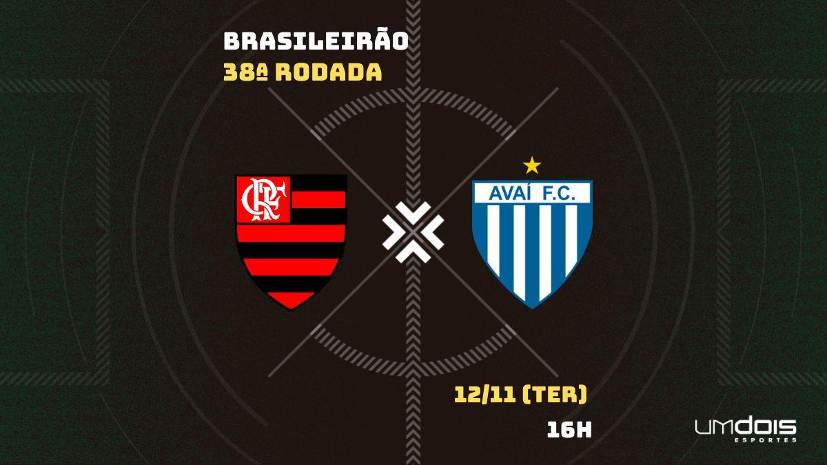 Flamengo x Avaí: onde assistir ao vivo, horário, escalações e arbitragem