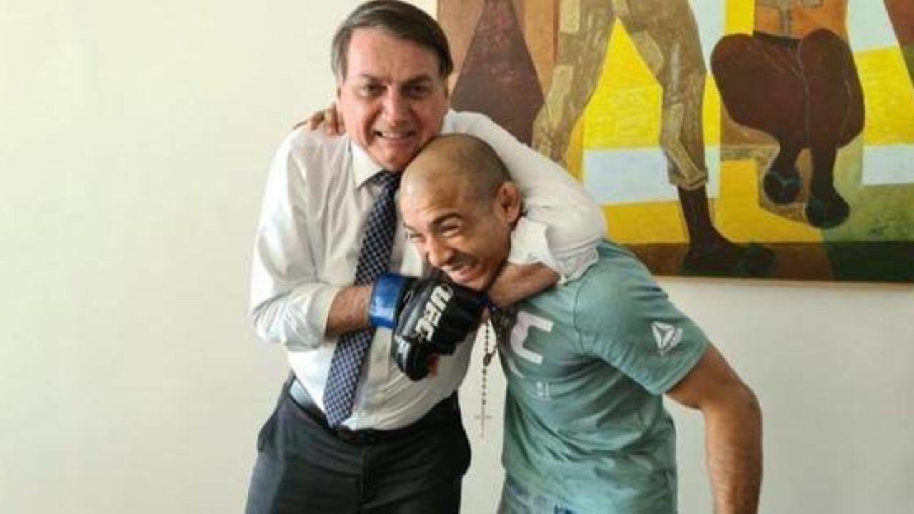 Bolsonaro e José Aldo.