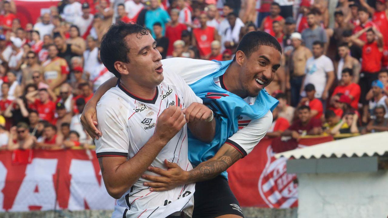 Pablo fez um hat-trick contra o Rio Branco.