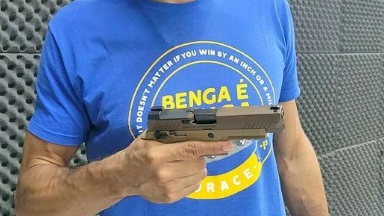 Wallace publicou foto com pistola antes de abrir enquete sobre tiro em Lula