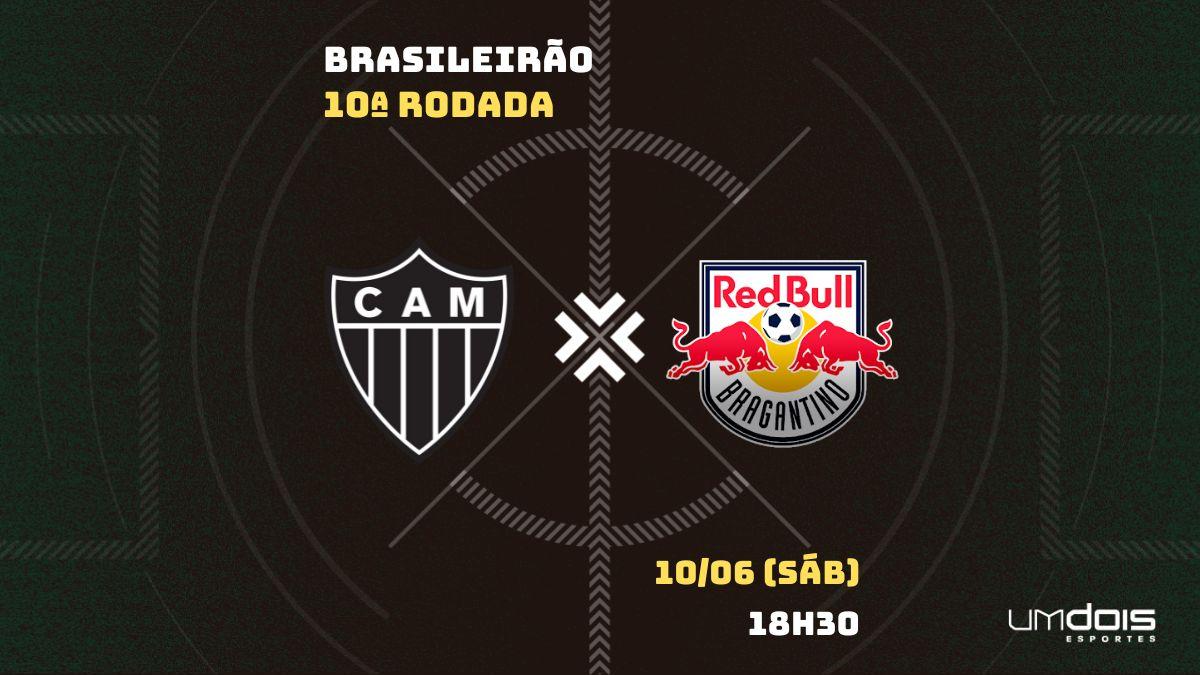 Atlético-MG x Bragantino: Escalações prováveis, como assistir, data e horário
