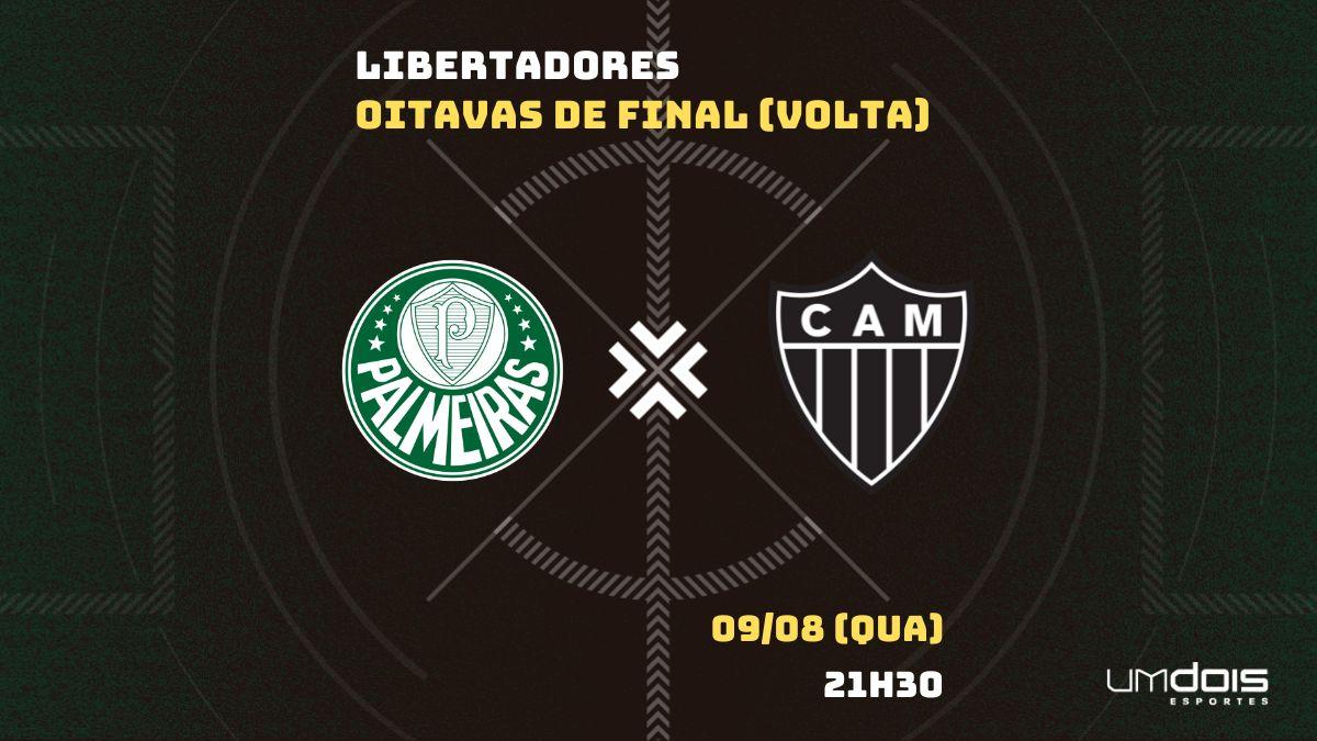 Palmeiras x Atlético-MG: Escalações prováveis, como assistir, data e horário