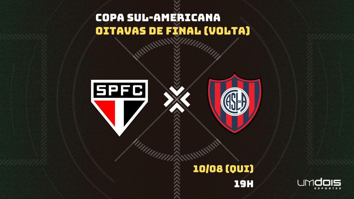 São Paulo x San Lorenzo: Escalações prováveis, como assistir, data e horário