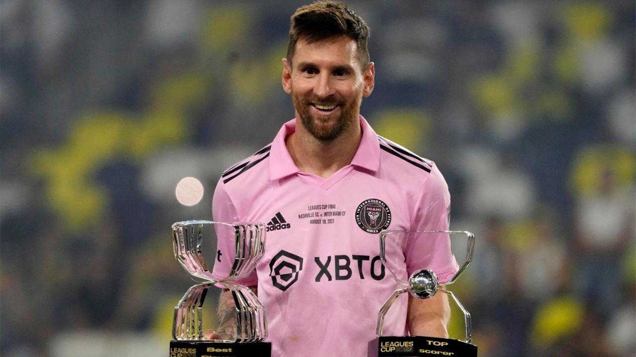 Messi conquista título e prêmios nos EUA