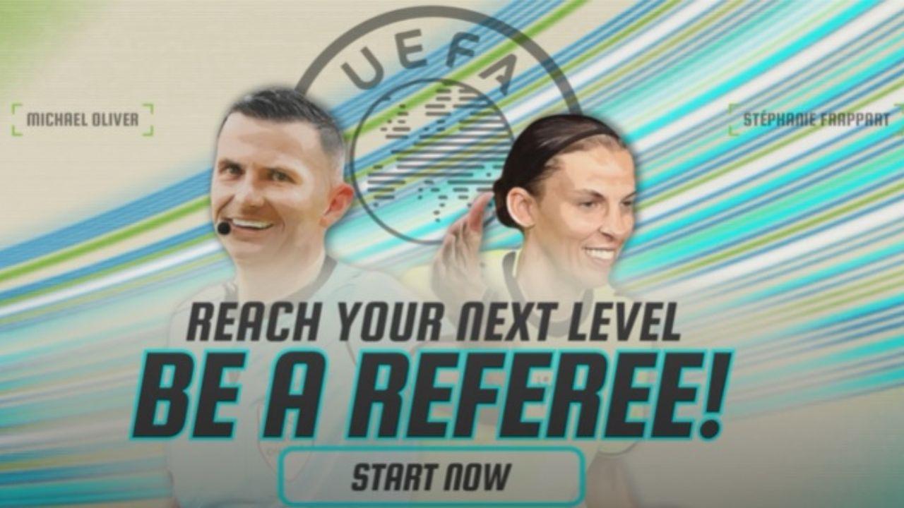 Campanha da Uefa para recrutamento de árbitros