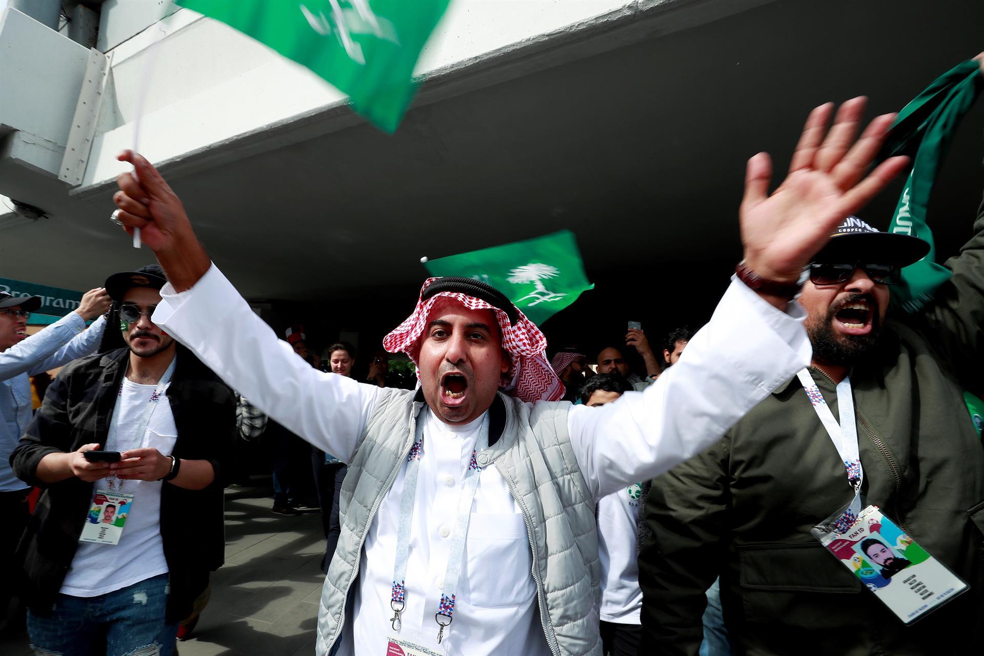 Torcedor árabe na Copa do Mundo da Rússia