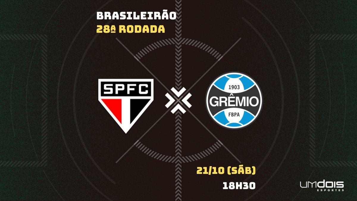 São Paulo x Grêmio: Escalações prováveis, como assistir, data e horário