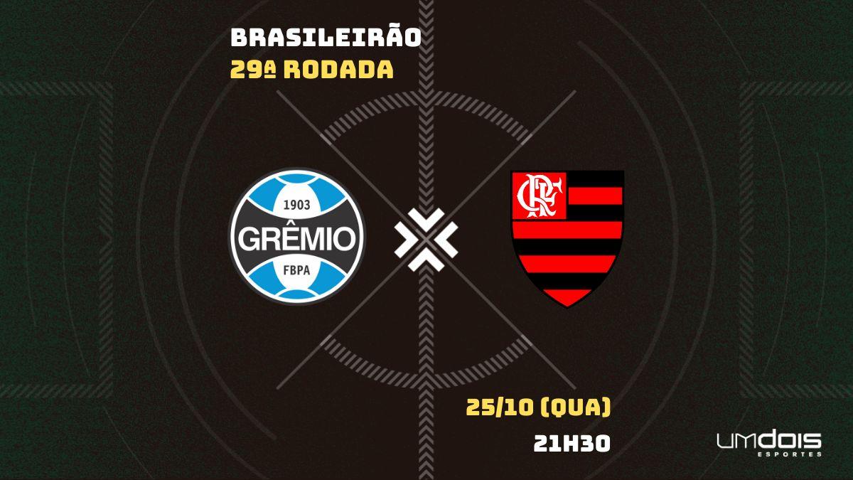 Grêmio x Flamengo: Escalações prováveis, como assistir, data e horário
