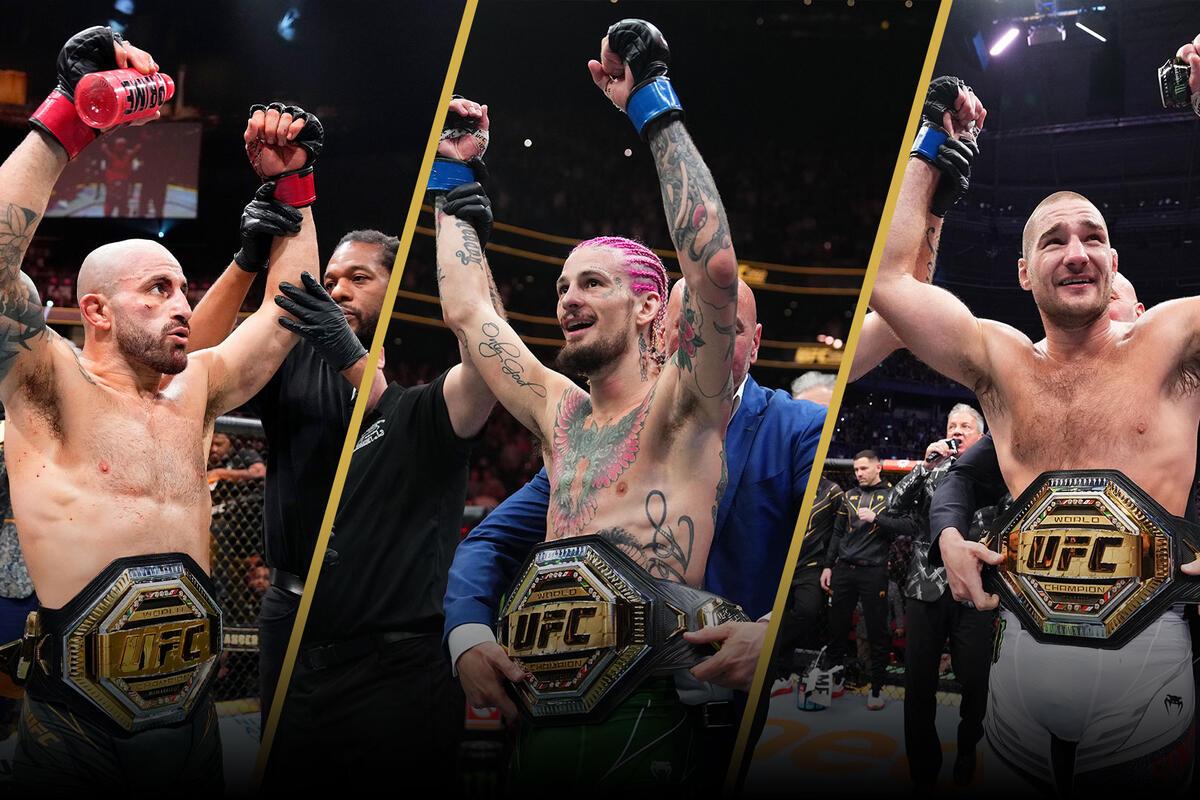 UFC confirma três disputas de cinturão no primeiro trimestre de 2024