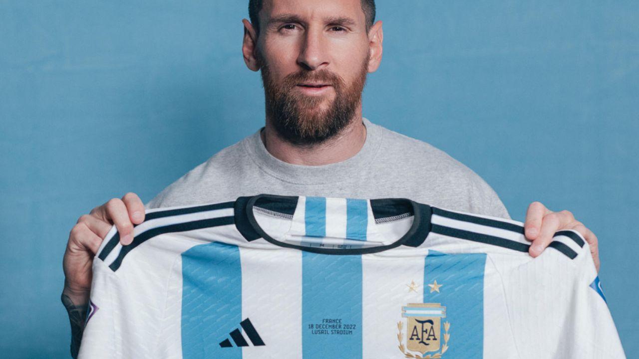 Camisetas de Messi usadas na Copa do Catar podem arrecadar R$ 48 milhões