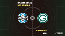 Grêmio x Goiás: escalações prováveis, como assistir, data e horário