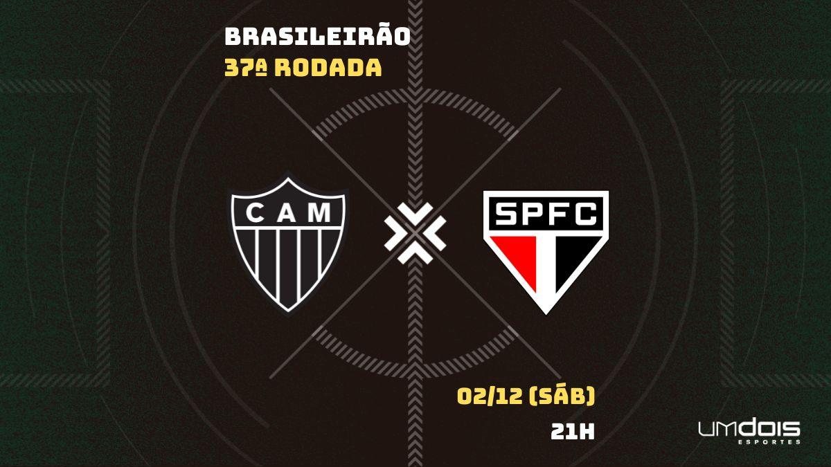 Atlético-MG x São Paulo: escalações, como assistir, data e horário