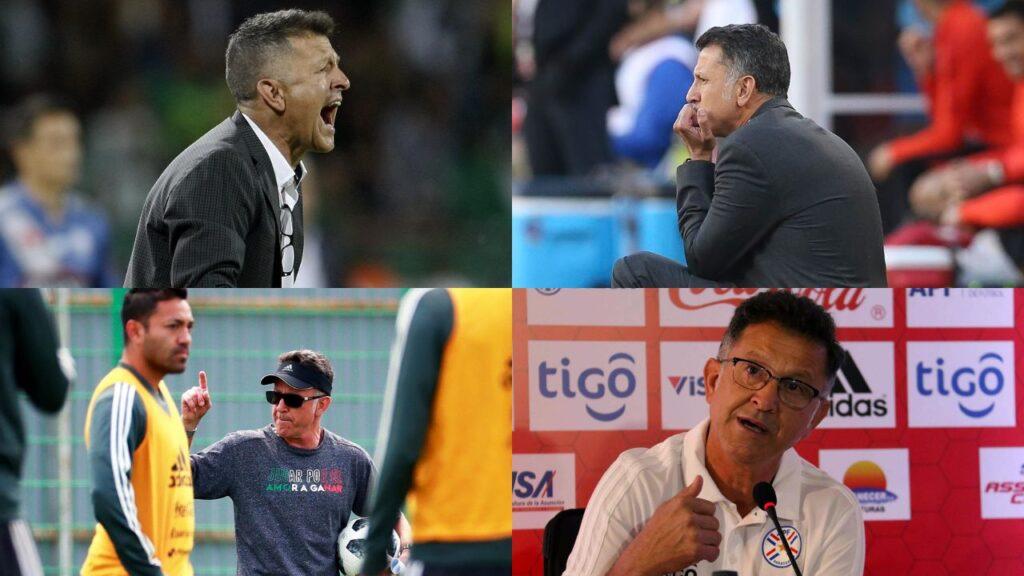 Osorio como técnico do Atlético Nacional e das seleções do México e Paraguai