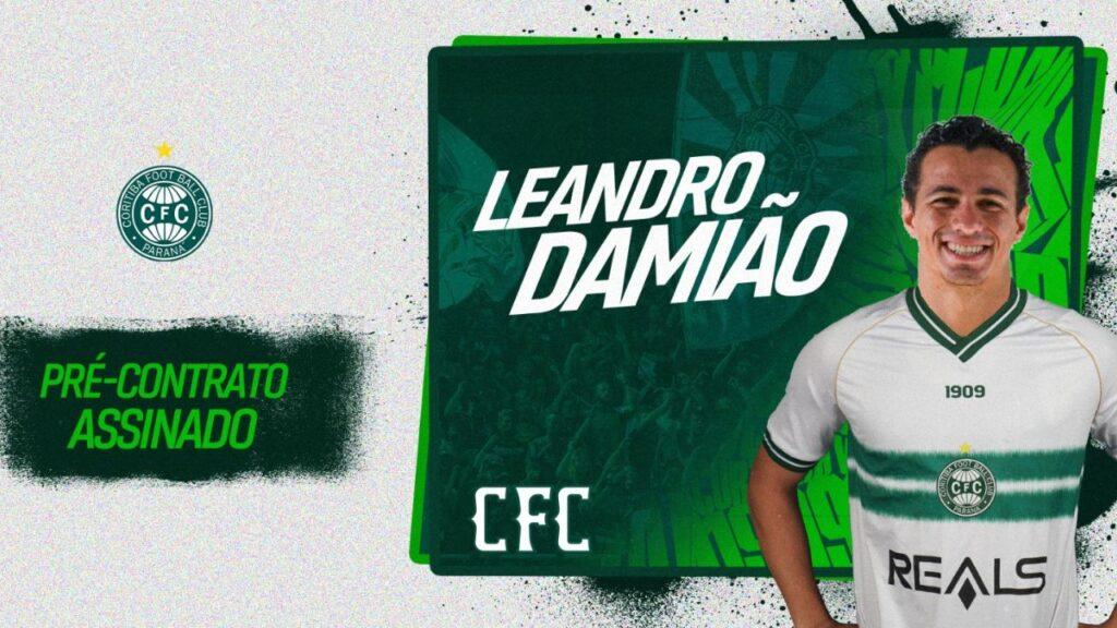 Leandro Damião foi anunciado pelo Coritiba