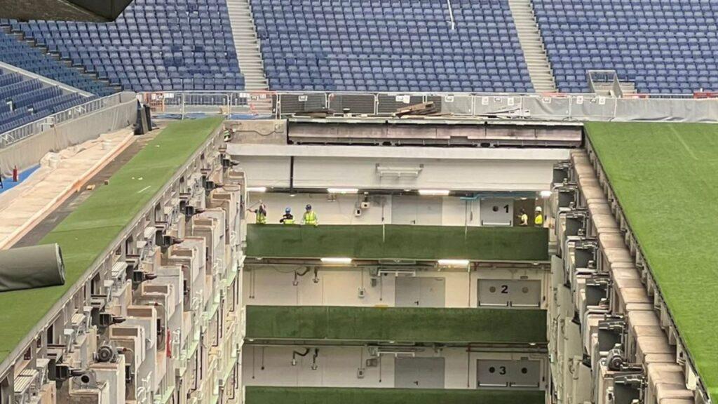 Foto de estufa embaixo do gramado do estádio do Real Madrid viraliza; veja