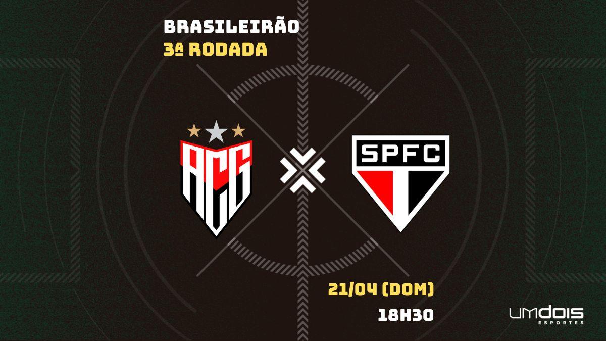 Atlético-GO x São Paulo: escalações prováveis, como assistir, data e horário