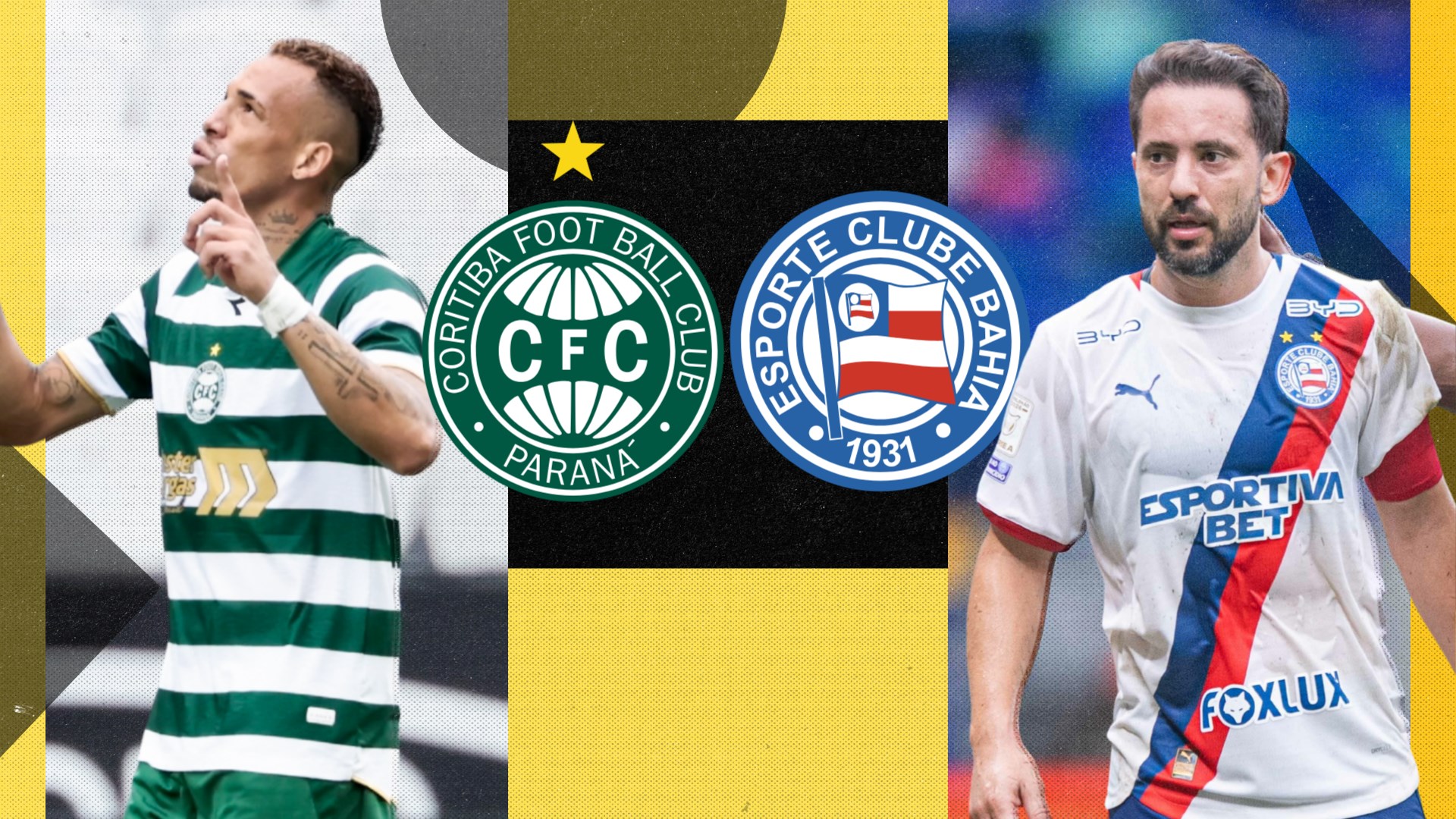Coritiba x Bahia: Escalações e onde assistir ao vivo