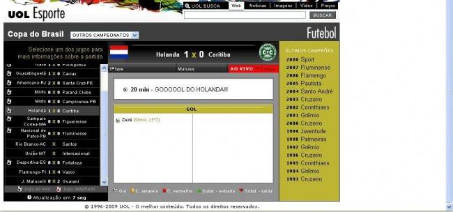 Enquanto isso, no ao vivo de um certo portal…