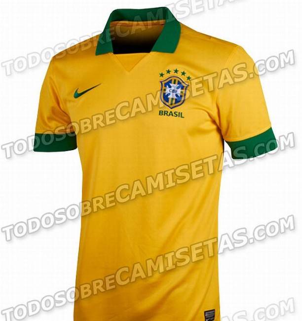 Imagem da nova camisa do Brasil vaza na internet