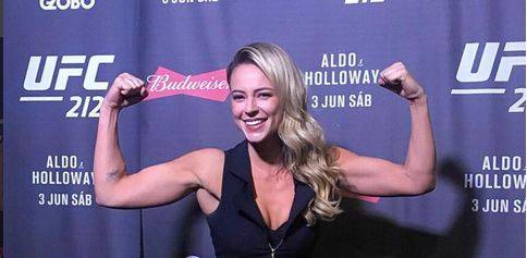 Paolla Oliveira usa UFC 212, no Rio, para gravar cenas reais de novela