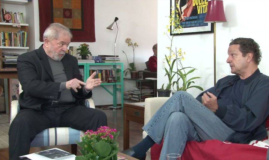 Lula ironiza o Atlético durante bate-papo com Juca Kfouri e Trajano