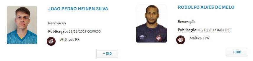 Atlético reativa contrato com sete jogadores da Série B