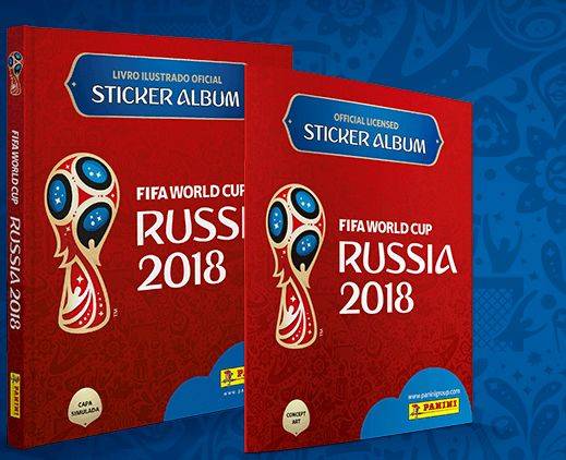 Panini começa a vender o álbum e figurinhas da Copa 2018