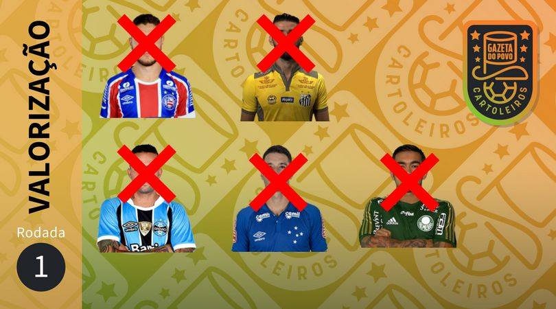 Como jogar Cartola FC 2018: valorização dos jogadores na 1ª rodada