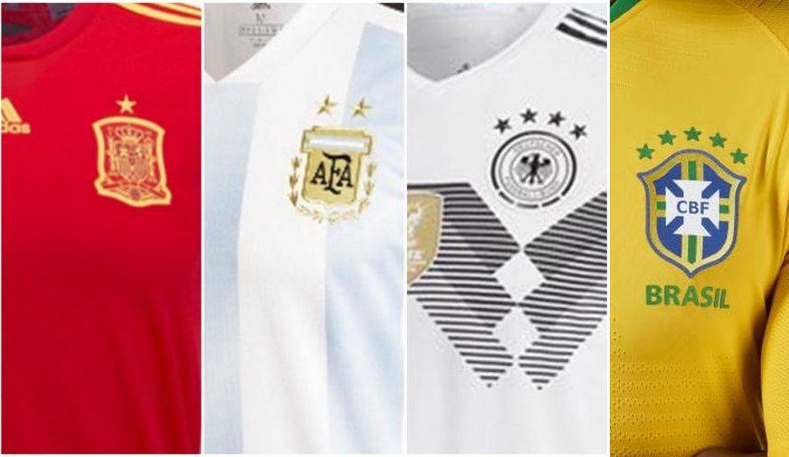 Guerra Nike x Adidas: as camisas das seleções da Copa da Rússia 2018