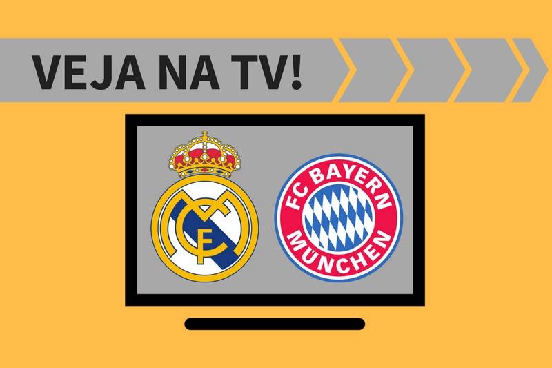 Real Madrid x Bayern AO VIVO: saiba como assistir ao jogo na TV