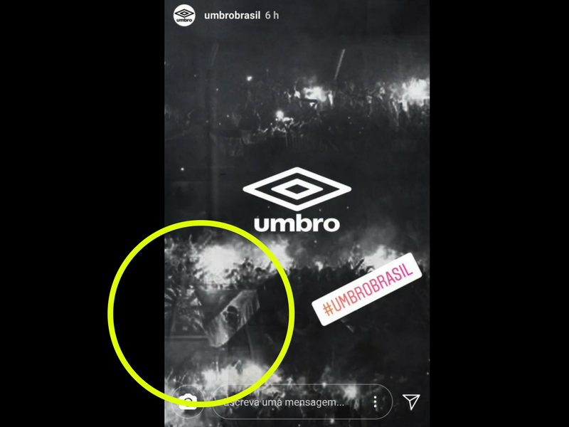 Após polêmica com Atlético, Umbro destaca torcida do Coritiba nas redes sociais