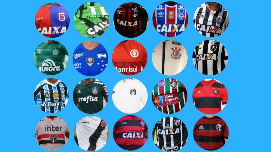 Qual a mais bonita? Camisas dos clubes da Série A do Brasileirão