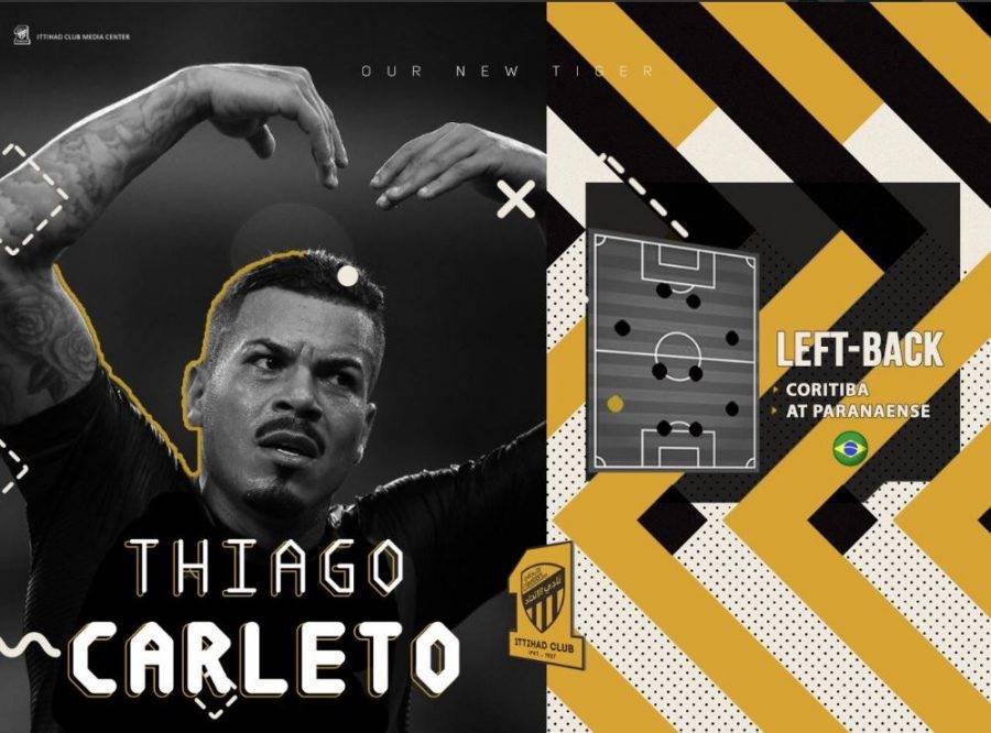 Carleto é oficializado pelo Al Ittihad e aumenta o lucro do Atlético com transferências de atletas