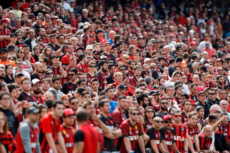 Nenhum ferido em Atlético e Flamengo na Arena. Só a cultura do futebol