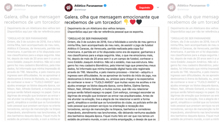 O Atlético já tem a sua Dona Lúcia, a torcedora que vê tudo perfeito