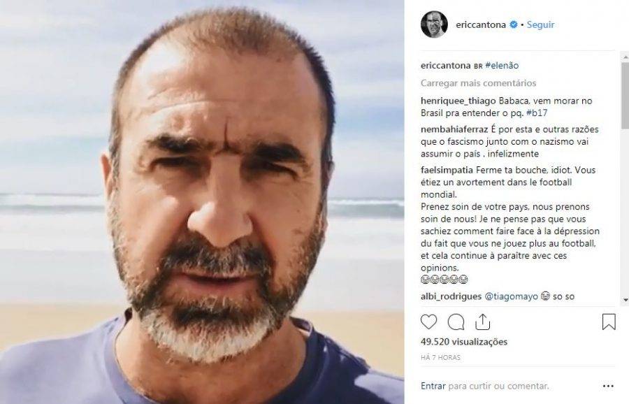 Jogos do Brasil na Arábia explicam voto em Bolsonaro, diz astro do futebol francês