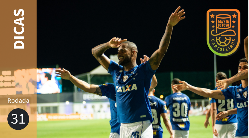 Dicas do Cartola FC 2018 – 31ª rodada: escalações e apostas