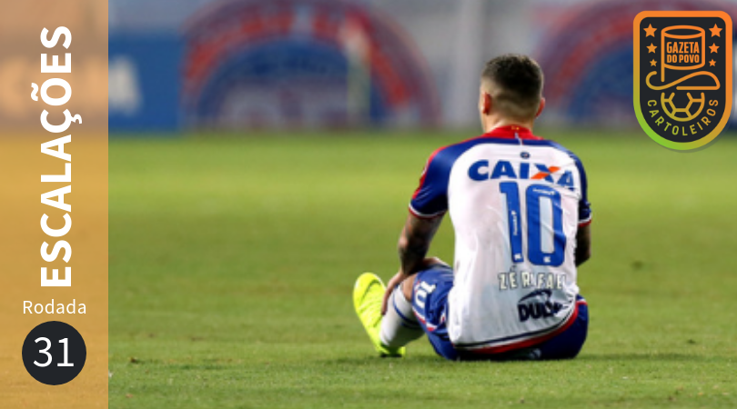 Confira escalações, suspensos e lesionados da 31ª rodada do Brasileirão