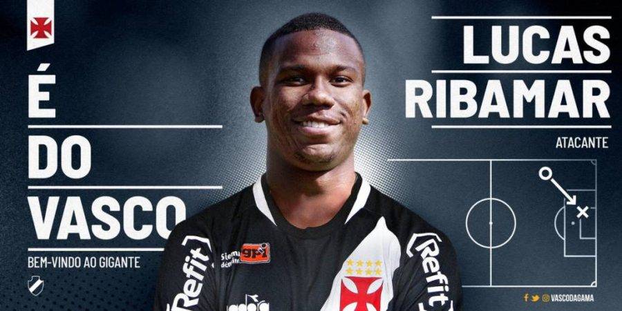 Vasco apresenta o atacante Ribamar: ‘Proposta chegou na hora certa’