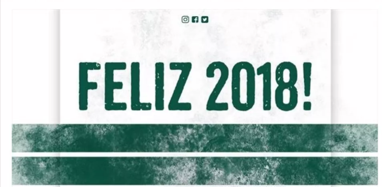 Feliz 2018? Coritiba comete gafe em site oficial