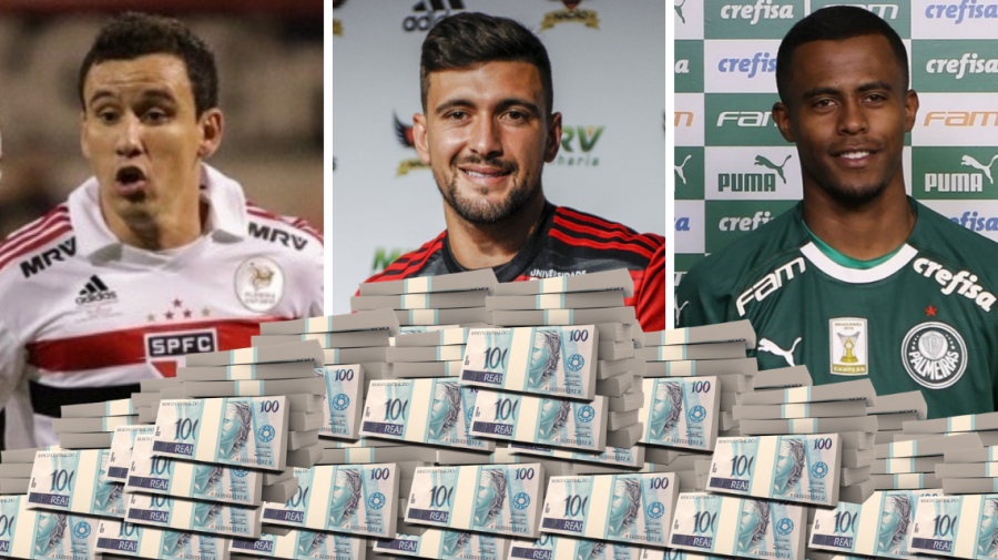Ranking mostra clubes que mais gastaram no mercado da bola no Brasil