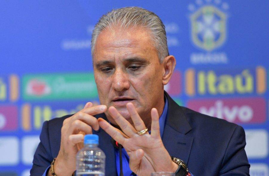 Tite formata seleção da Copa América com Weverton e Vinicius Jr