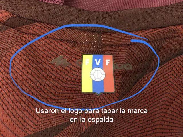 Venezuela joga com camisa comprada de improviso na Decathlon