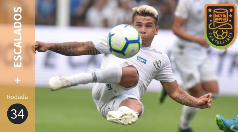 Os mais escalados da 34ª rodada do Cartola FC 2019