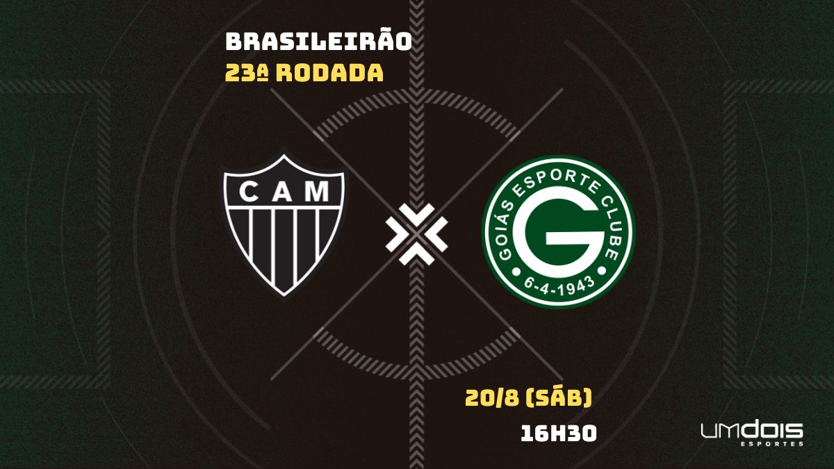 Atlético-MG x Goiás: veja onde assistir, escalações, desfalques e